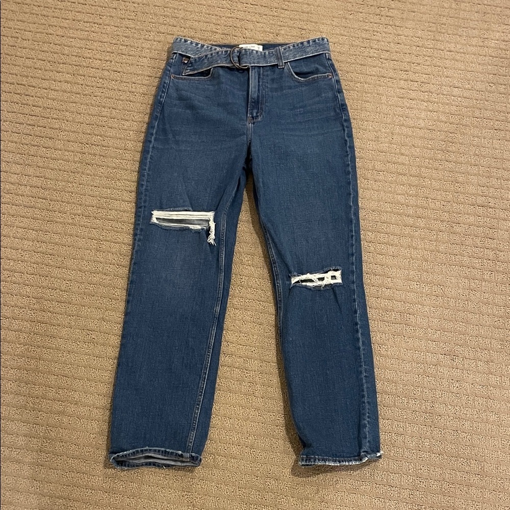 Abercrombie & Fitch The Ankle Straight Ultra High Rise
